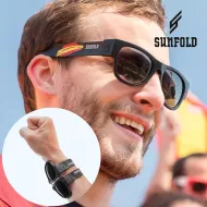Sunfold összecsukható napszemüveg - Mondial - Spanyolország - fekete