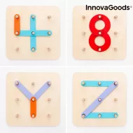 Dřevěná sada pro výrobu písmen a čísel Koogame - InnovaGoods