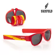 Sunfold összecsukható napszemüveg - Mondial - Spanyolország - piros