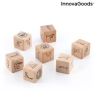 Hrací kostky s polohami jógy Anandice - 7 ks - InnovaGoods